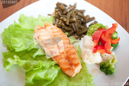 Image of salmon steak