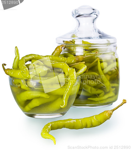 Image of pickled spicy green pepper