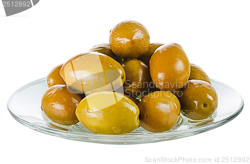 Image of Group olives on a plate