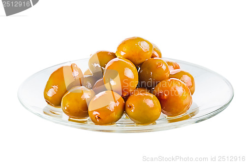 Image of Group olives on a plate