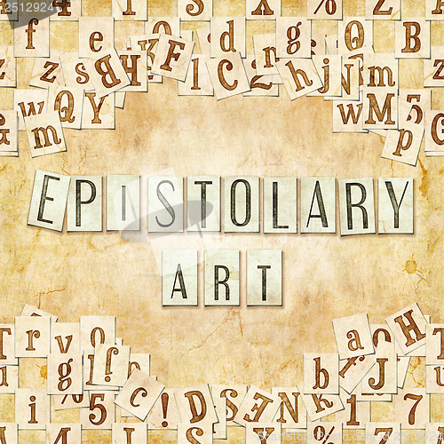 Image of epistolary art