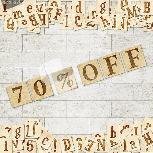 Image of 70 % off