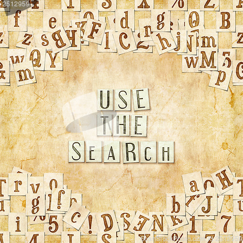 Image of use the search