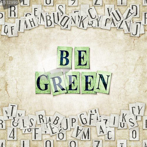 Image of Be green