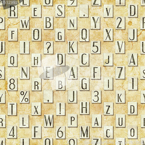 Image of letter seamless texture