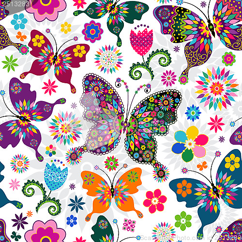 Image of Seamless spring pattern