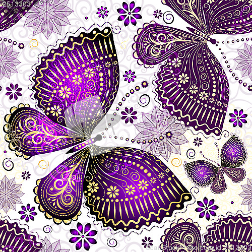 Image of Seamless spring white pattern 