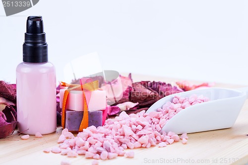 Image of aroma wellness cosmetic beauty objects 