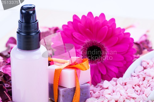 Image of aroma wellness cosmetic beauty objects 