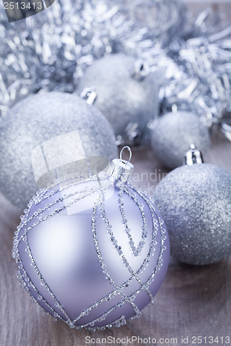 Image of festive glitter christmas decoration