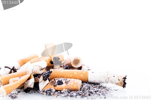 Image of stop smoking cigarettes isolated