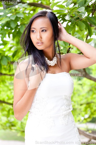 Image of attractive young asian woman beauty portrait 