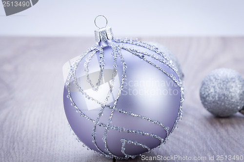 Image of festive glitter christmas decoration