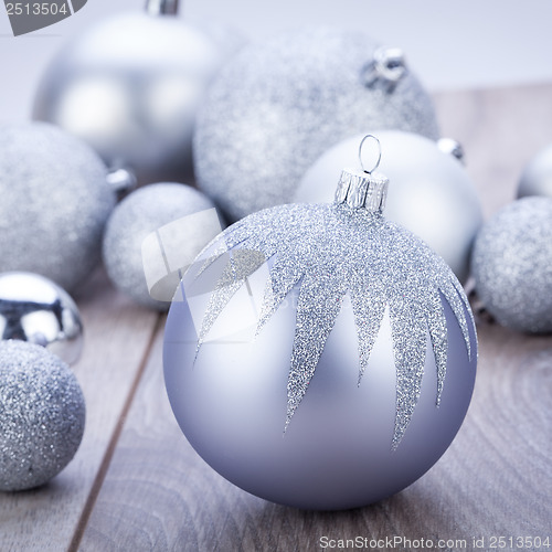 Image of festive glitter christmas decoration