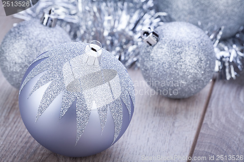 Image of festive glitter christmas decoration