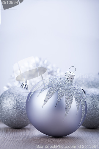 Image of festive glitter christmas decoration