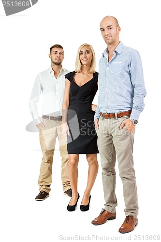 Image of business team diversity happy isolated
