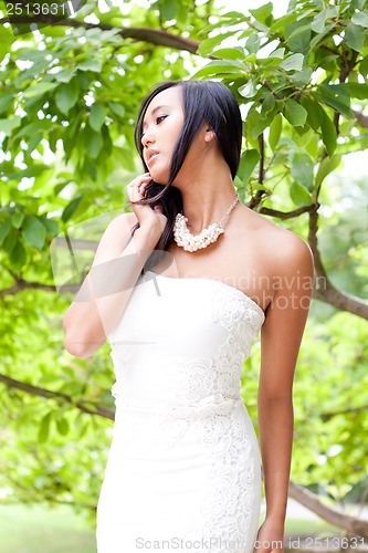 Image of attractive young asian woman beauty portrait 