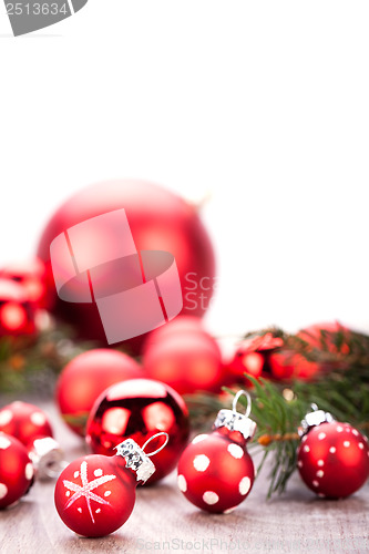 Image of festive glitter christmas decoration