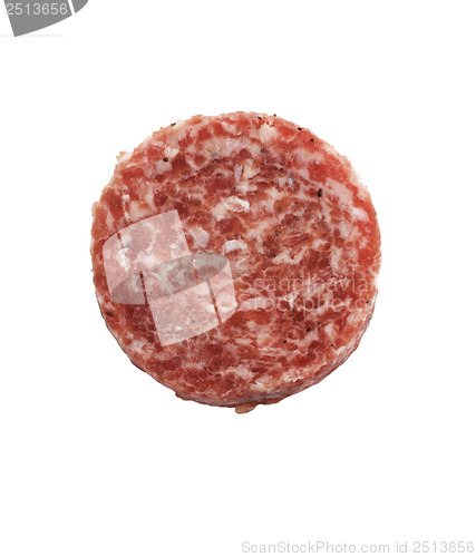 Image of Raw Beef Burger