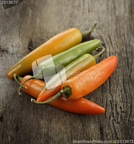 Image of Red And Green Hot Pepper