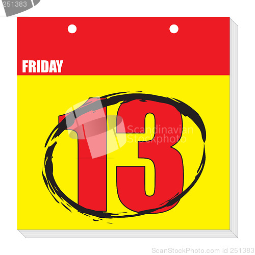 Image of calendar fri 13