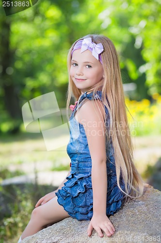 Image of Portrait of little girl
