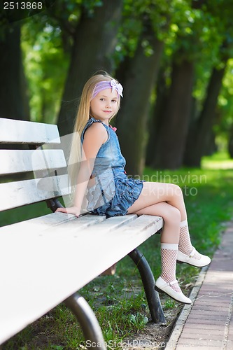 Image of Blond little girl