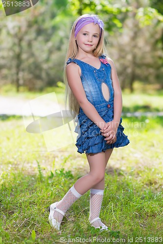 Image of Little blond girl