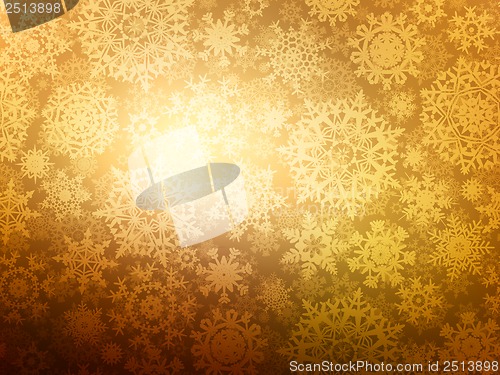 Image of Christmas background with snowflakes. EPS 10