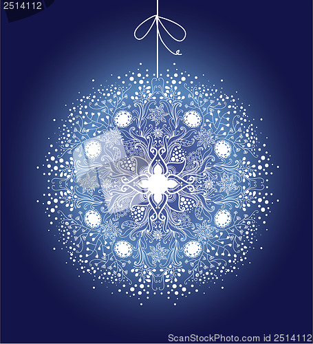 Image of Ornamental Christmas ball