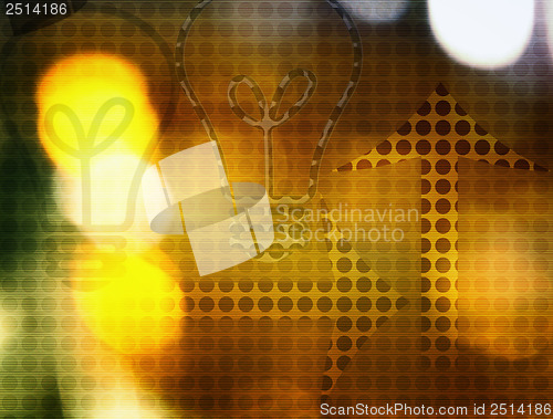 Image of Background - bulb & arrow