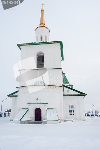 Image of Old church in Preobrazhenka. Russia