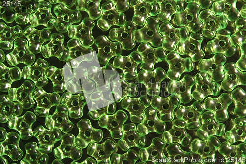 Image of green beads