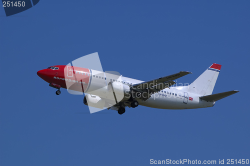 Image of Boeing 737 Norwegian Air Shuttle