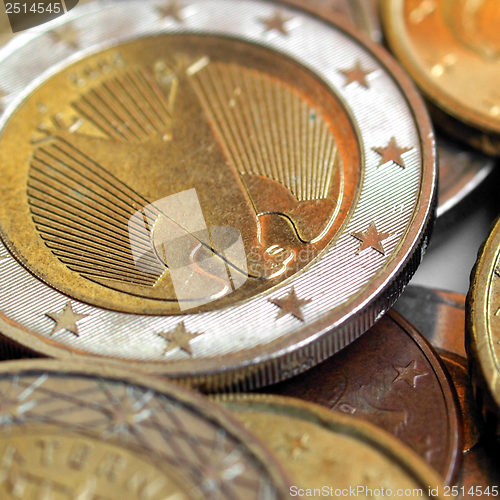 Image of Euro coins
