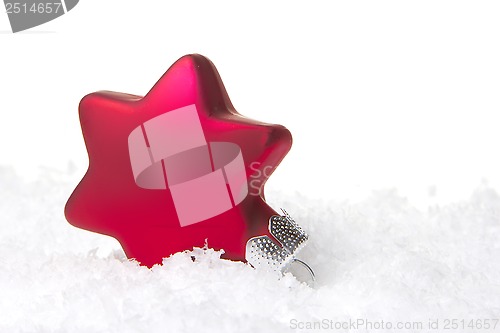 Image of christmas ornament red