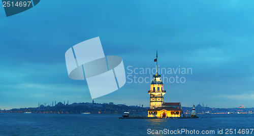 Image of Maiden's island in Istanbul, Turkey