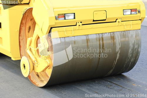 Image of road engineeringb(yellow road rollers )