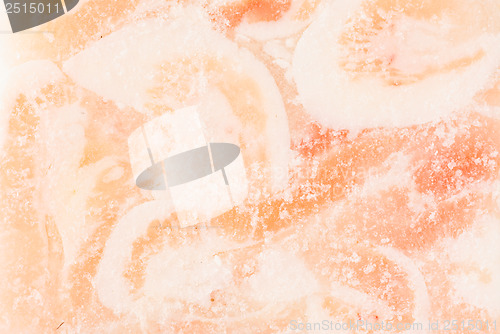 Image of sliced red frozen fish background