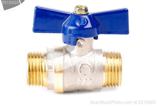 Image of water valve set isolated on white background 