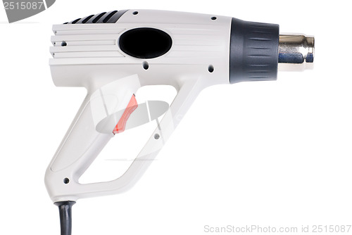 Image of hot air gun. isolated on a white background 