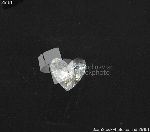 Image of heart shaped diamond