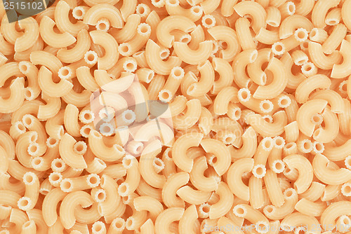 Image of Closeup of uncooked italian pasta background