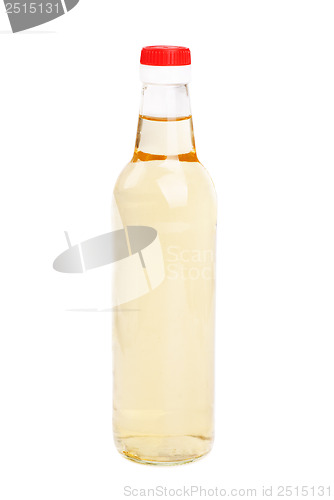 Image of Vinegar bottles isolation on white background 