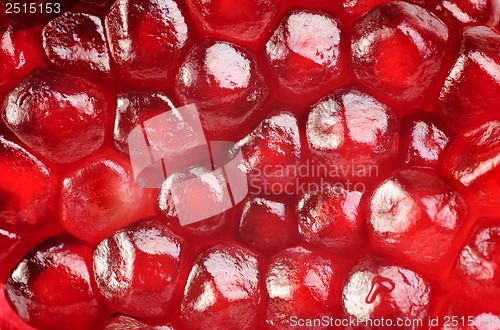 Image of  pomegranate seeds   close-up image as  background