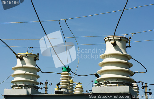 Image of part of high-voltage substation 