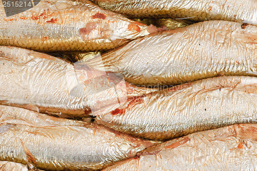 Image of  smoke sprat closeup background 