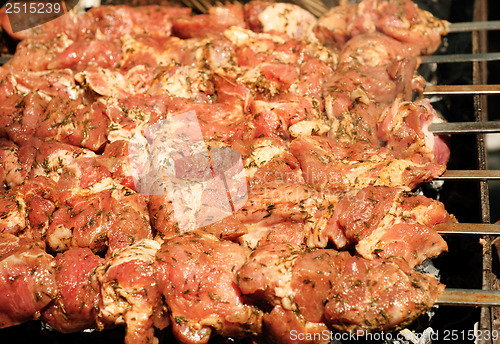 Image of Barbecue meat as a background 