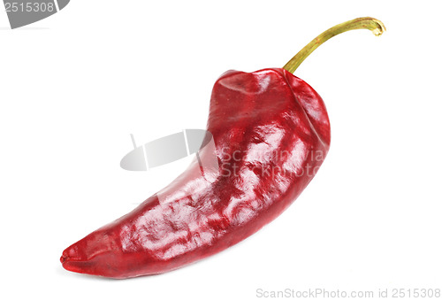 Image of hot red pepper isolation on white 